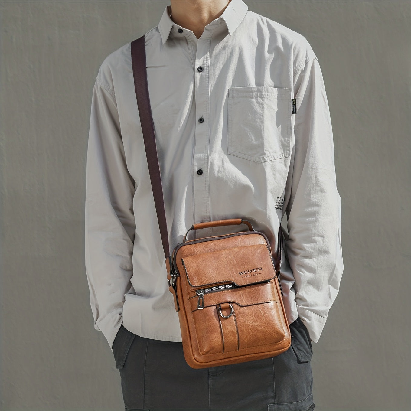 "Stylish Crossbody Bag for Men" 🆓🚚