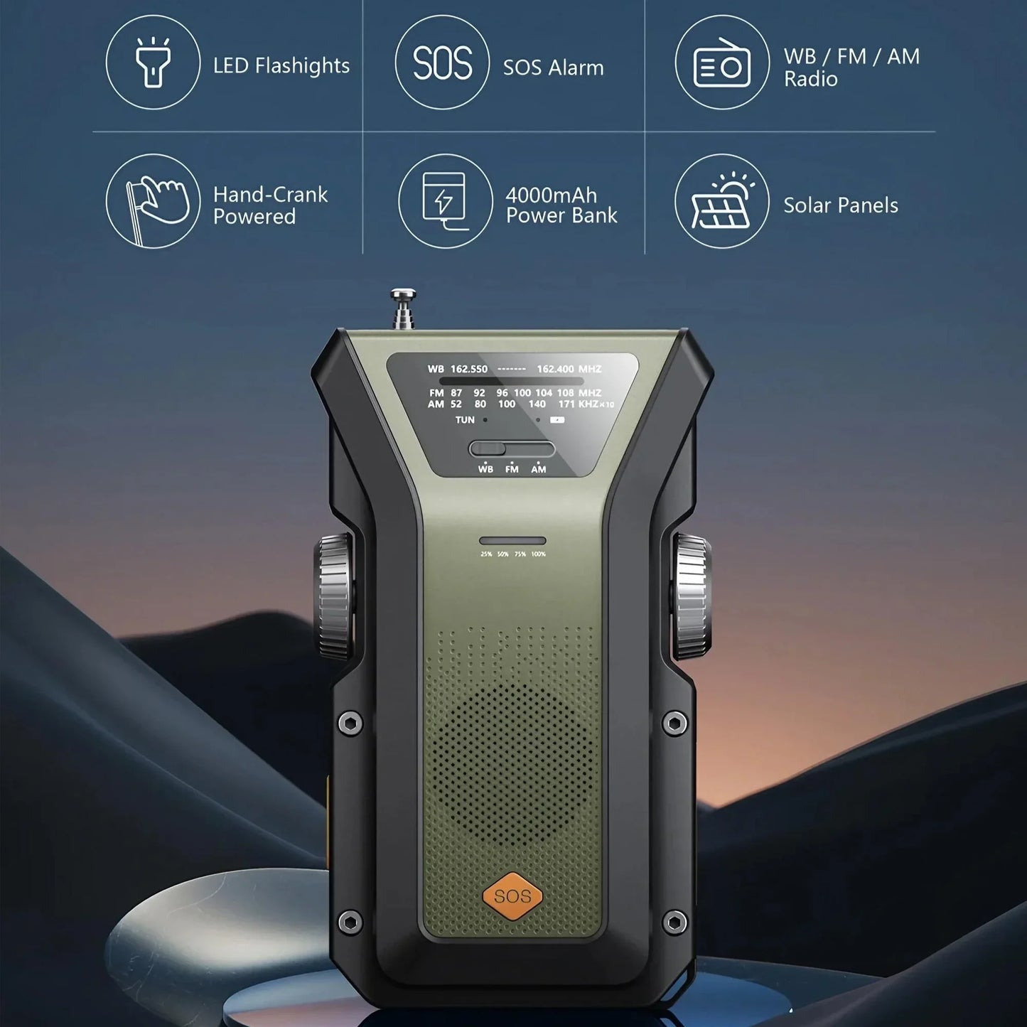 "Ultimate Survival Weather Radio!" 🆓🚚