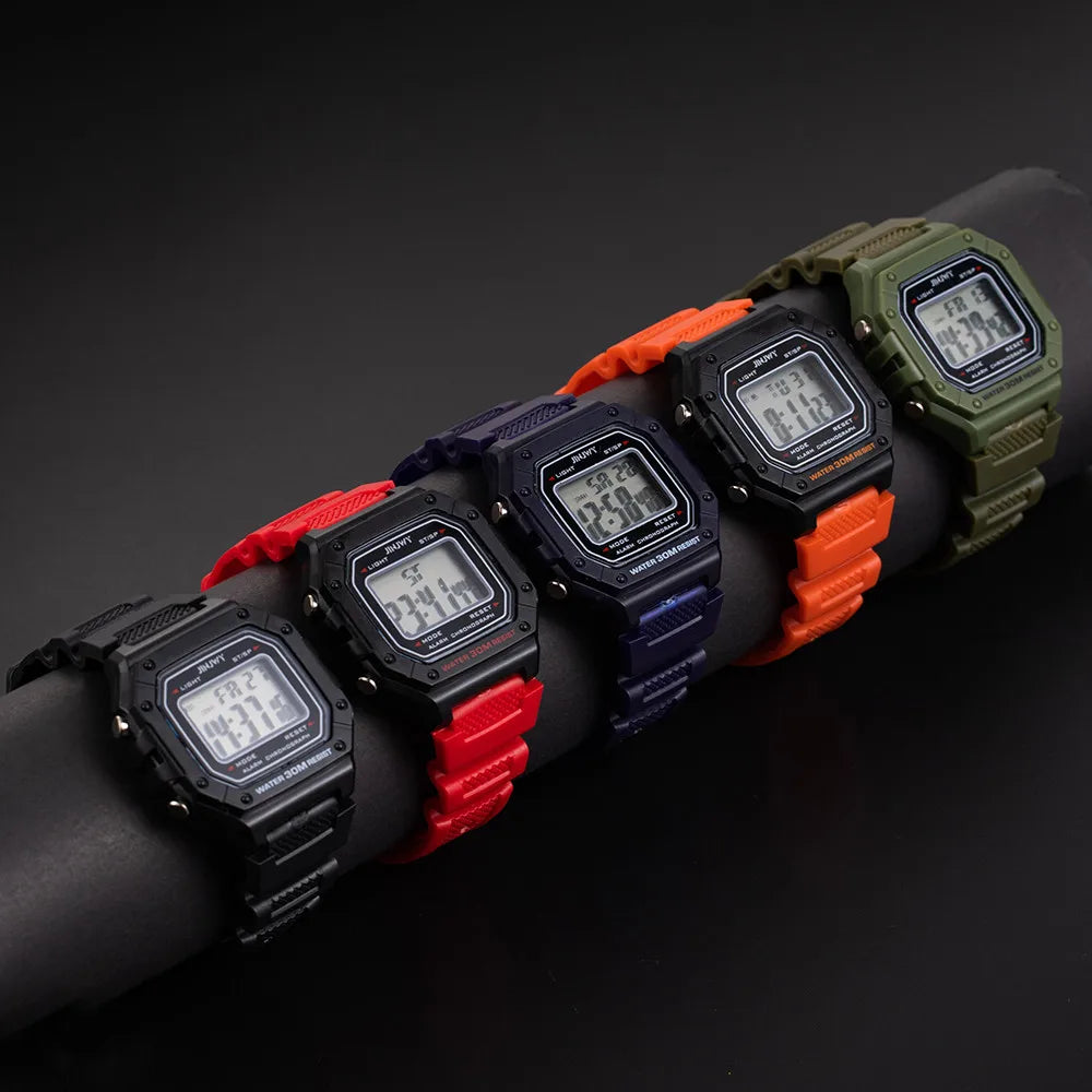 Simple Waterproof Men's Digital Watch