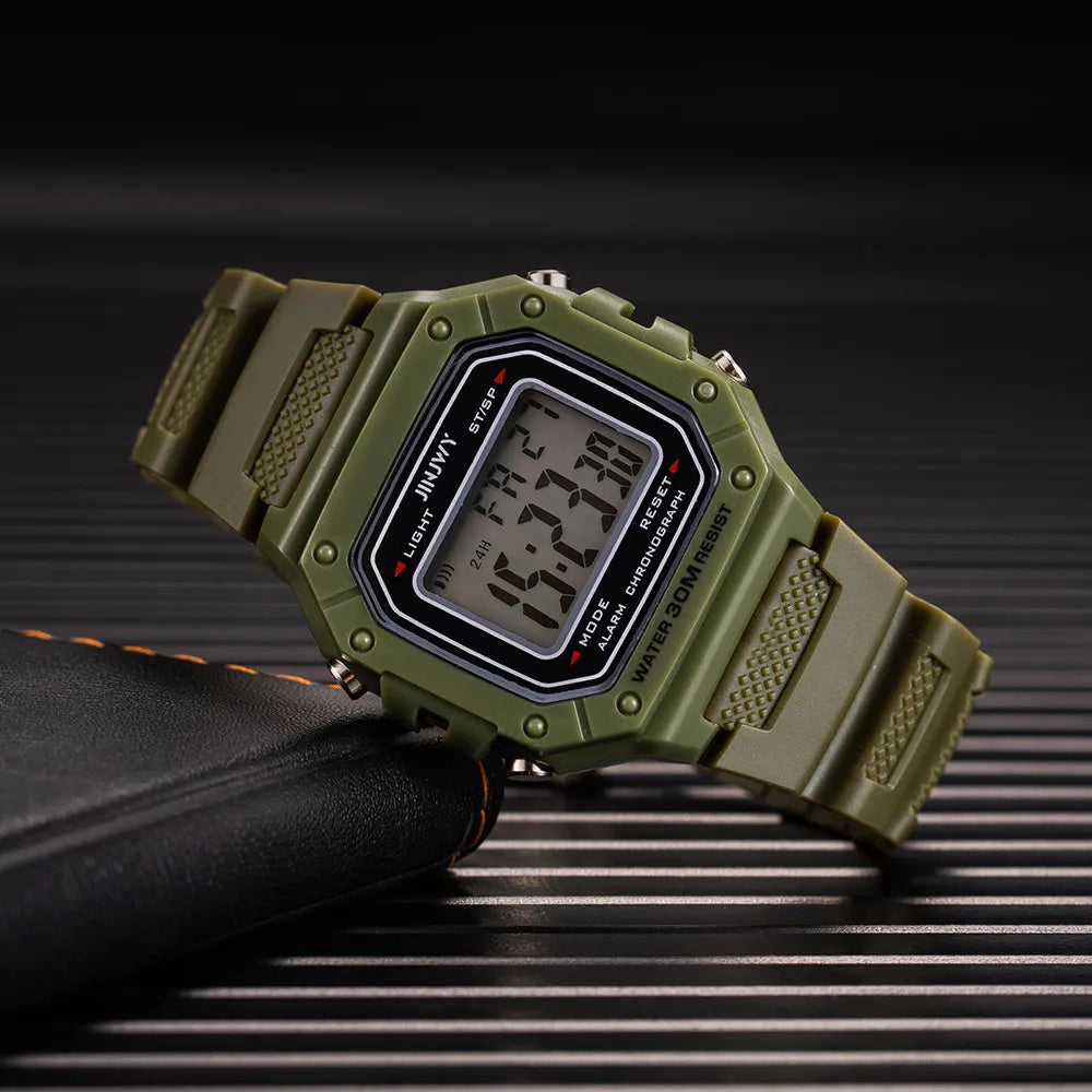 Simple Waterproof Men's Digital Watch