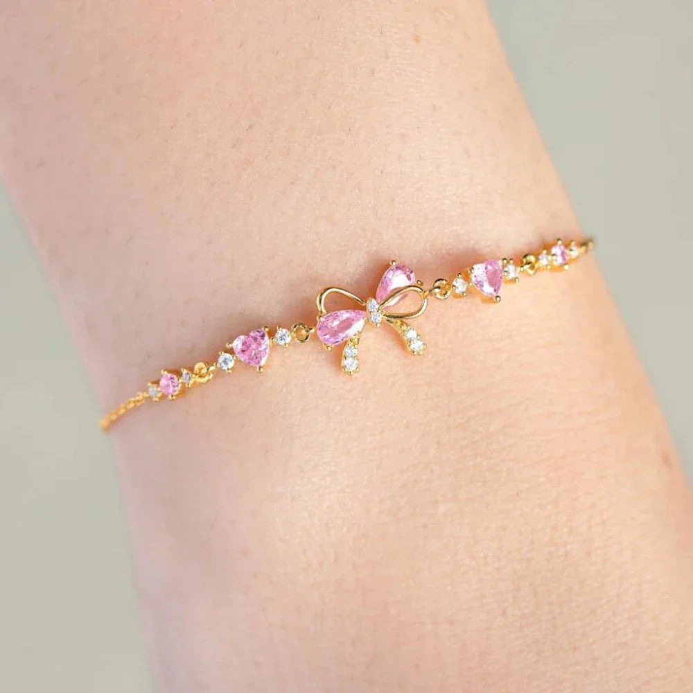 Heart Charm Bracelet - Love's Elegance
