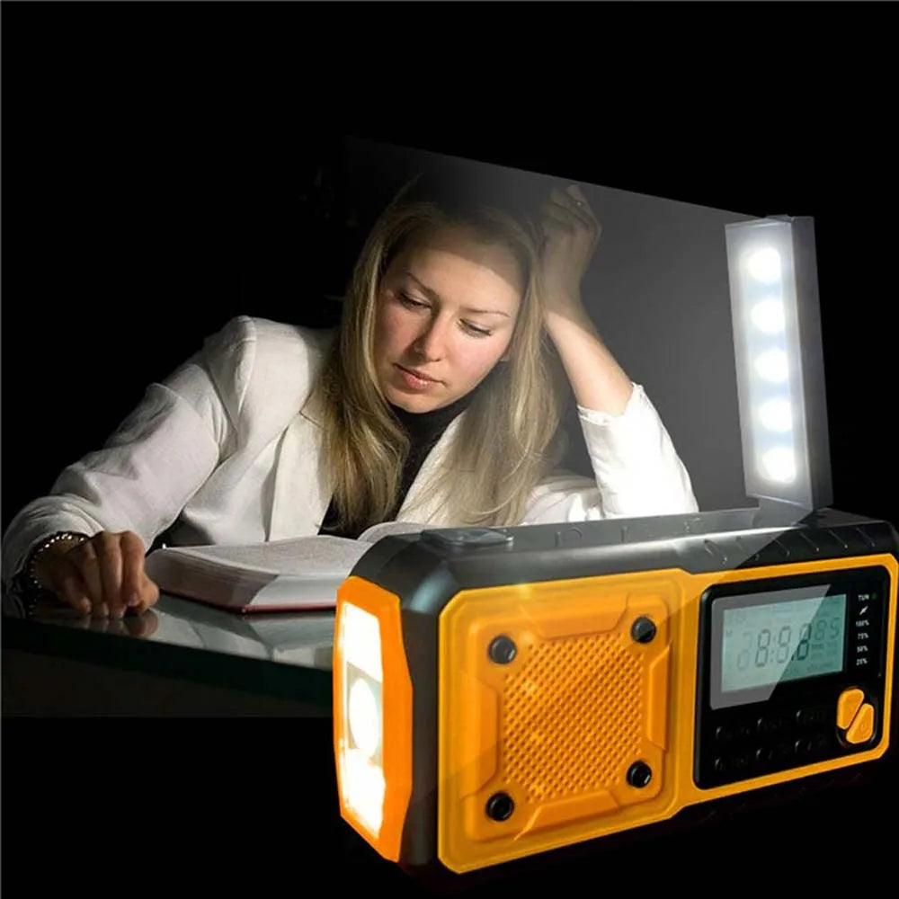 4000mAh Solar Emergency Radio Charger