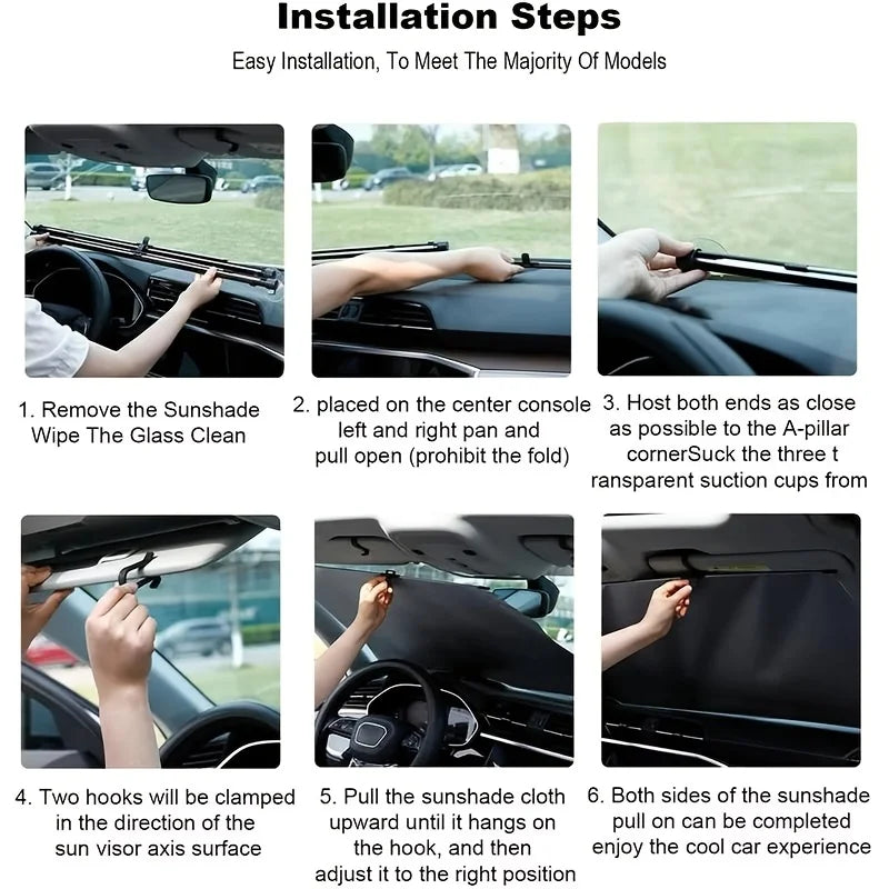 Automatic Retractable Car Sunshade
