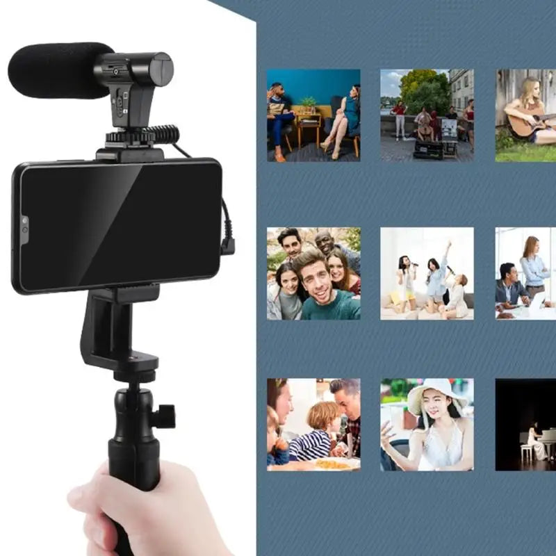 Pro Video Creator Kit: Tripod, Mic & Light