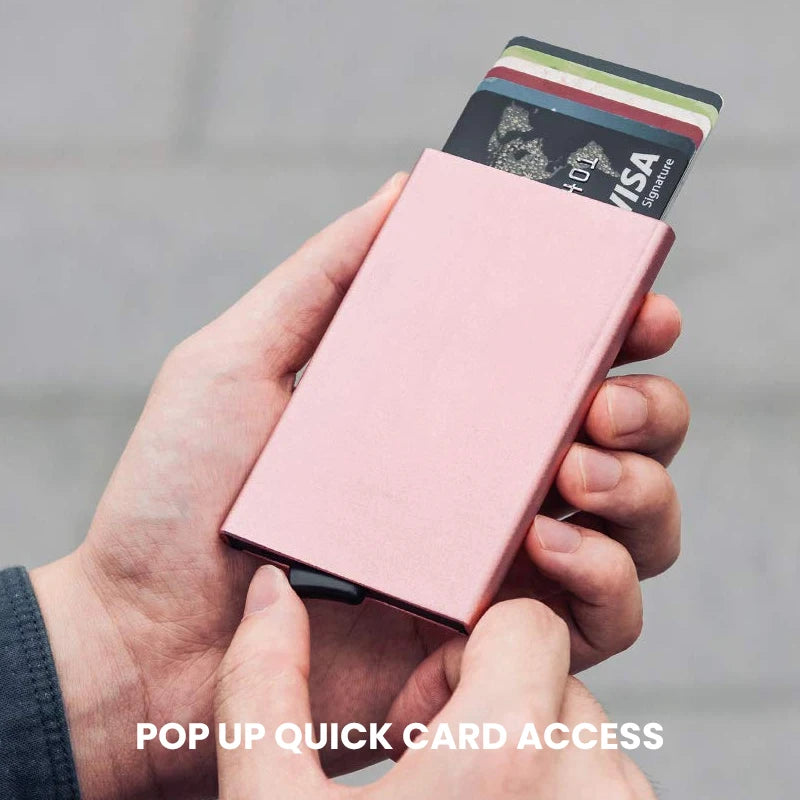 "RFID Slim Metal Wallet - Unisex"