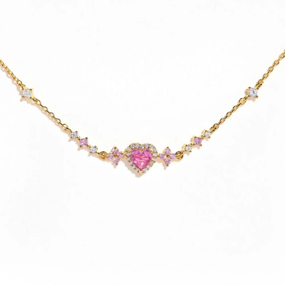 Heart Charm Bracelet - Love's Elegance