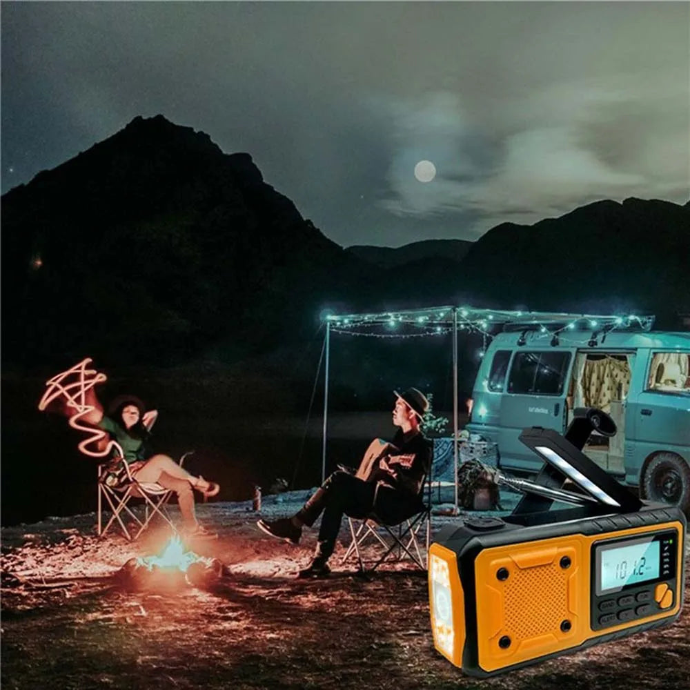 4000mAh Solar Emergency Radio Charger
