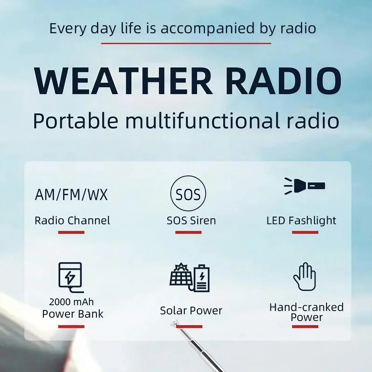 "Ultimate Survival Weather Radio!" 🆓🚚