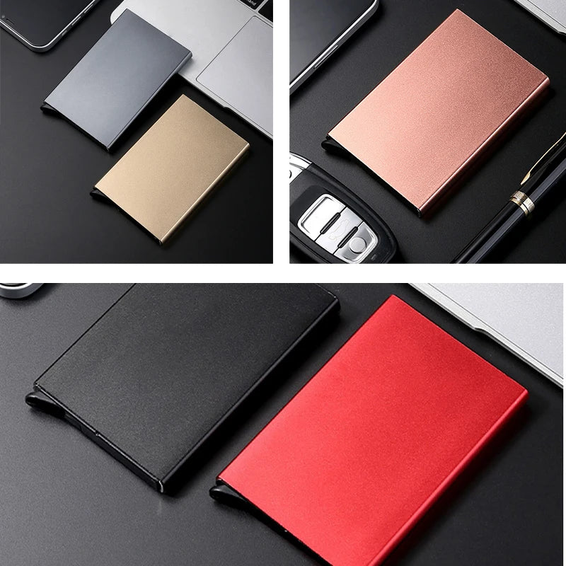 "RFID Slim Metal Wallet - Unisex"
