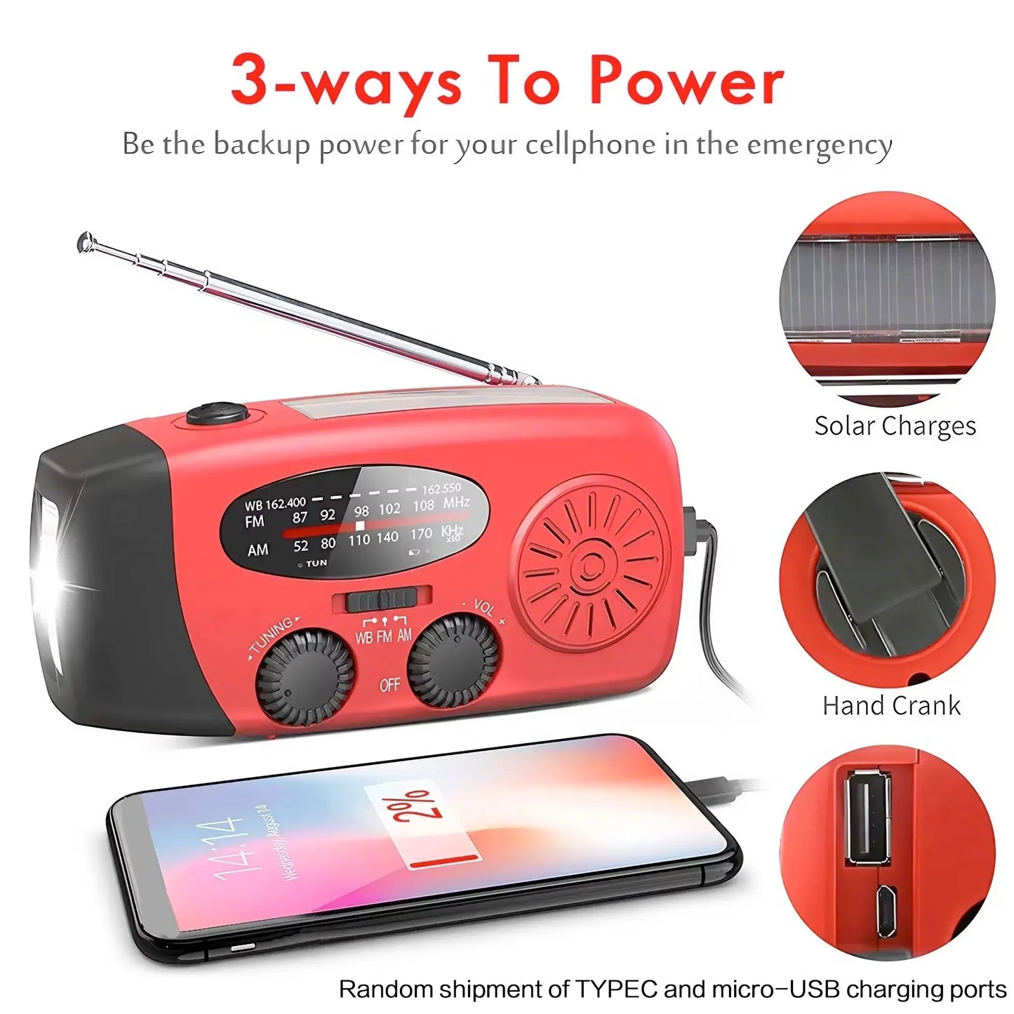 "Ultimate Survival Weather Radio!" 🆓🚚