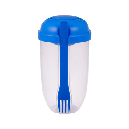 Cup Container with Fork Set