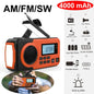 4000mAh Solar Emergency Radio Charger