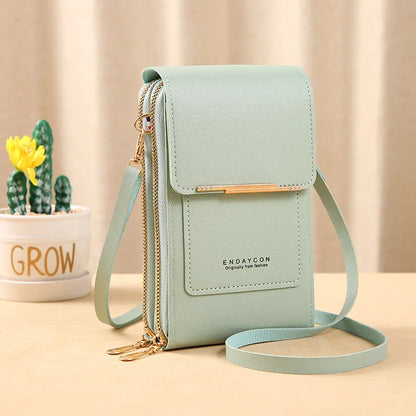 Touch Screen Crossbody Wallet