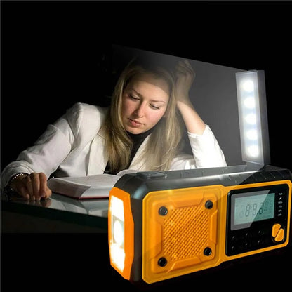 4000mAh Solar Emergency Radio Charger