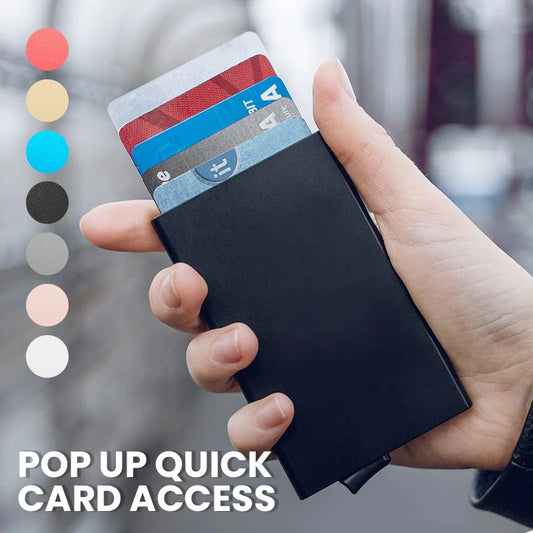 "RFID Slim Metal Wallet - Unisex"
