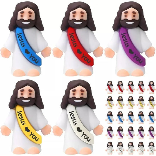 "Jesus Loves You Charm Necklace"