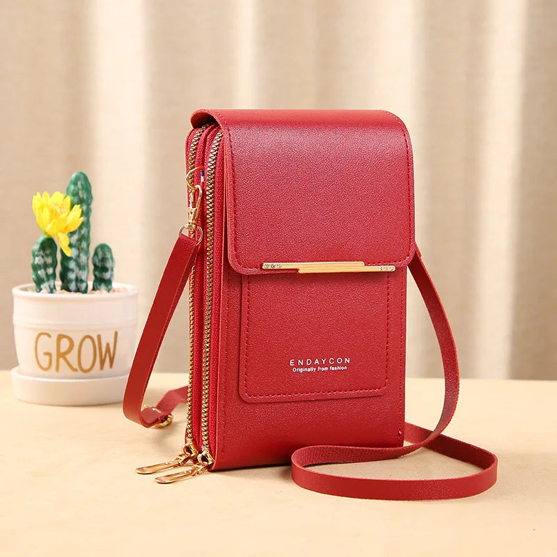 Touch Screen Crossbody Wallet