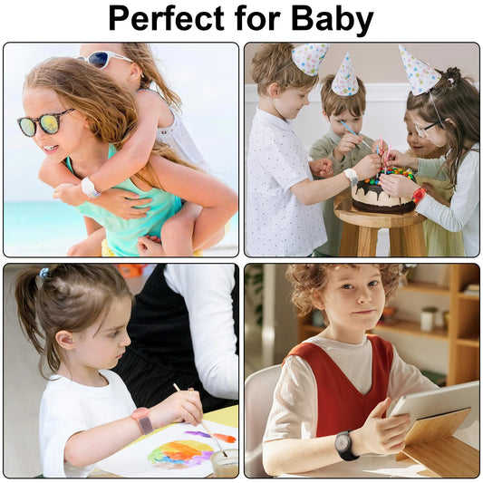 "Bright Nylon Wristband for AirTags" Keep Track of your Kids