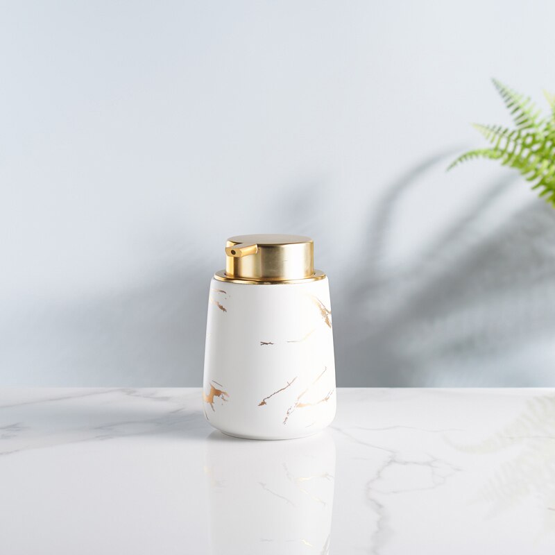 Stylish Glossy Ceramic Dispensing Bottle