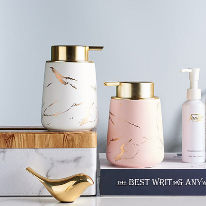 Stylish Glossy Ceramic Dispensing Bottle