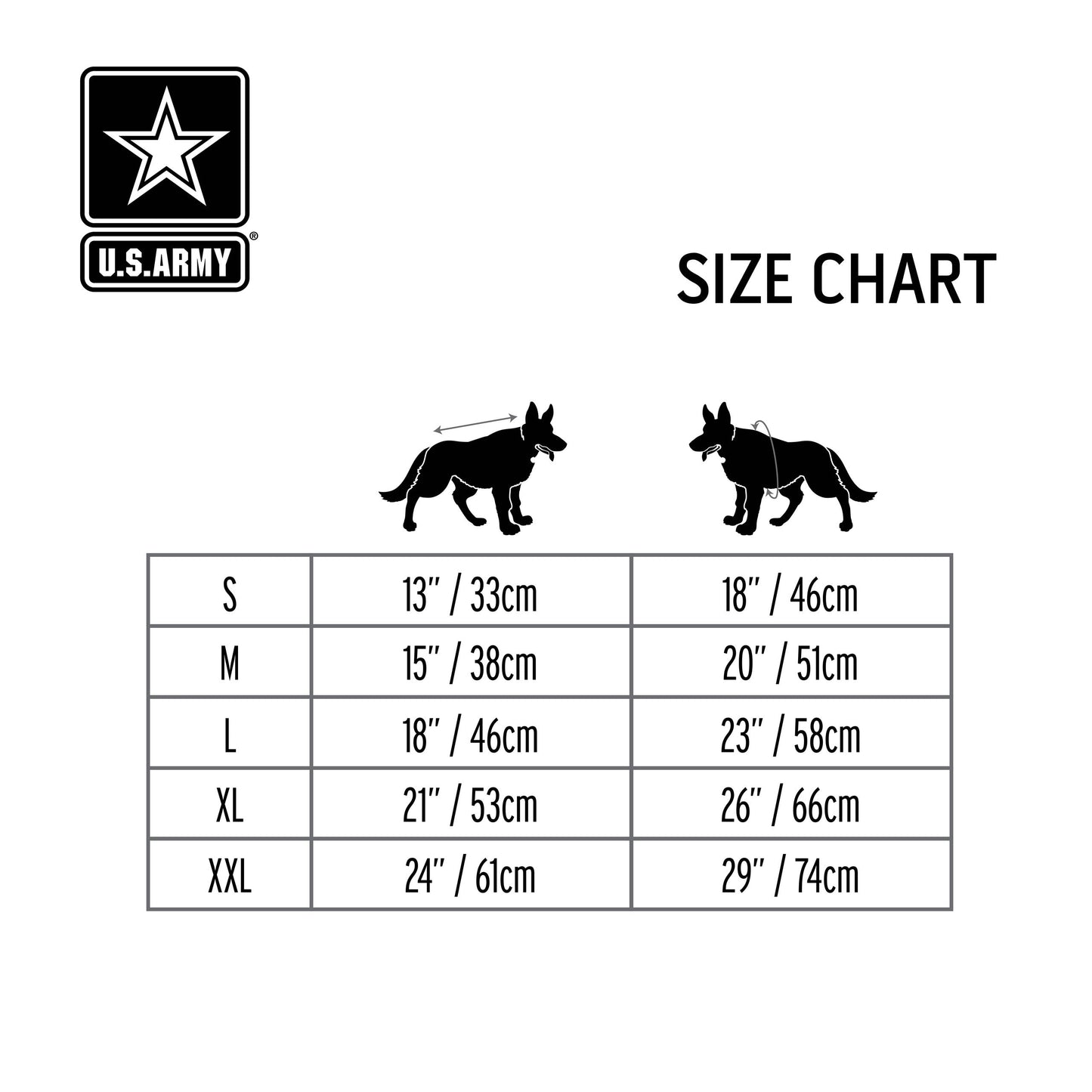 Hooded Dog Fleece Official licensed US Army®