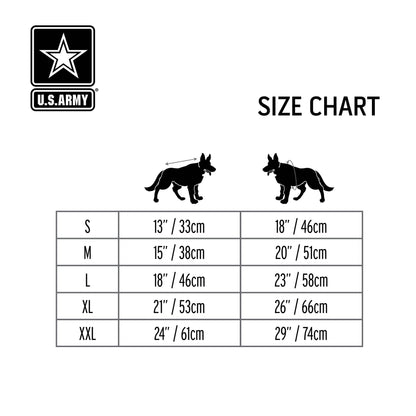 Hooded Dog Fleece Official licensed US Army®