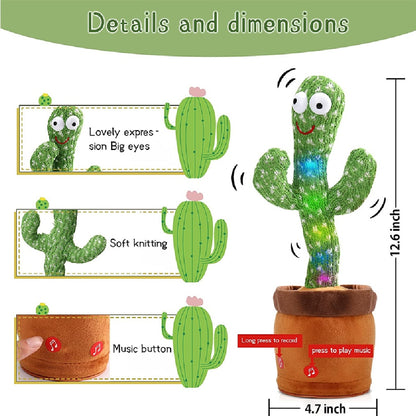 Fun and Educational Dancing and Talikng Cactus Toy