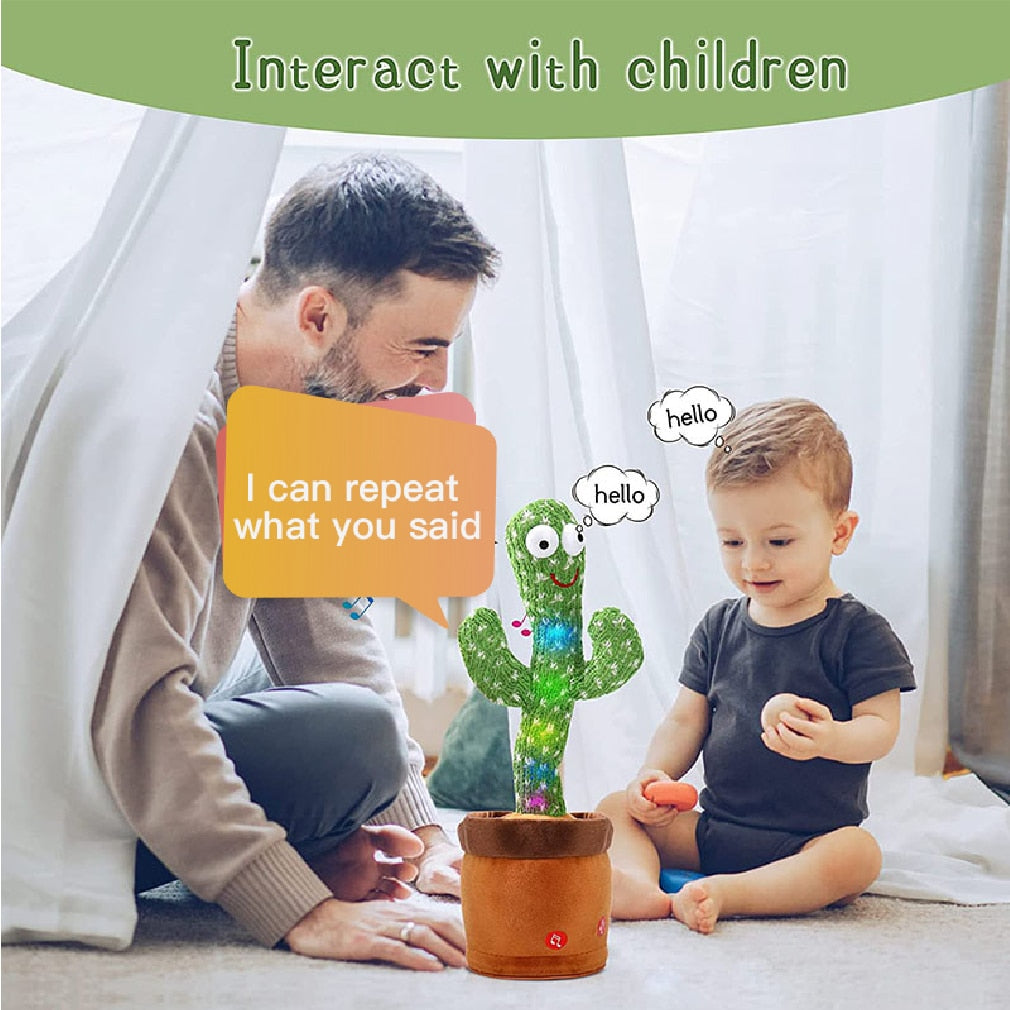 Fun and Educational Dancing and Talikng Cactus Toy